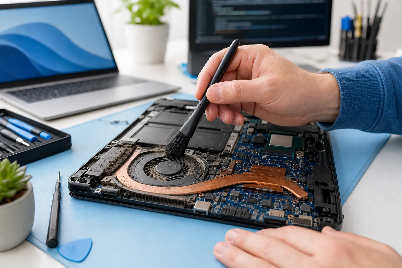Laptop wird heiß und laut: Ursachen und was Sie tun können